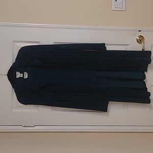Coldwater Creek Long Duster/Jacket with Matching Tank Top Size M